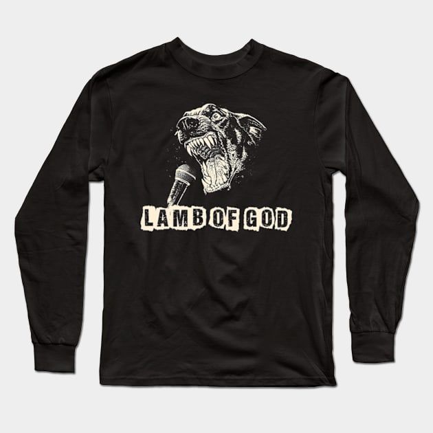 lamb of god ll beast scream Long Sleeve T-Shirt by angga108